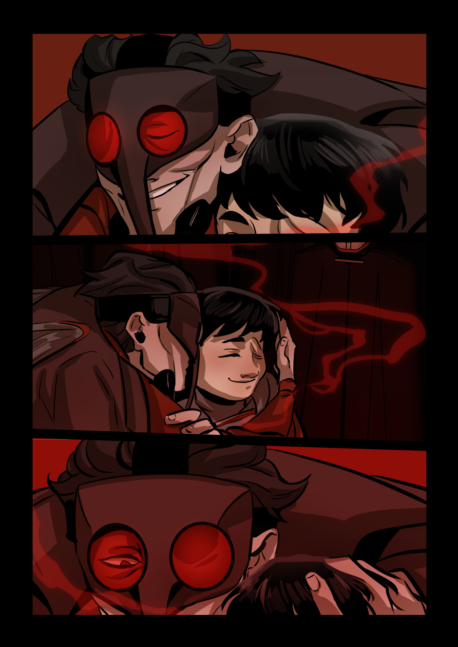 There's a waft of blood in the air.