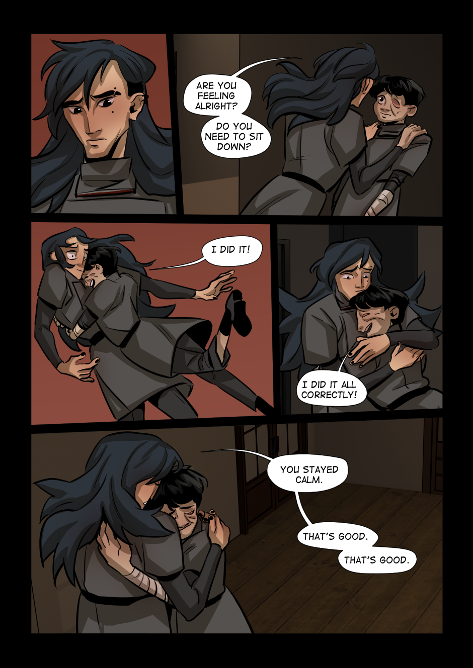 267 and the boy hug.