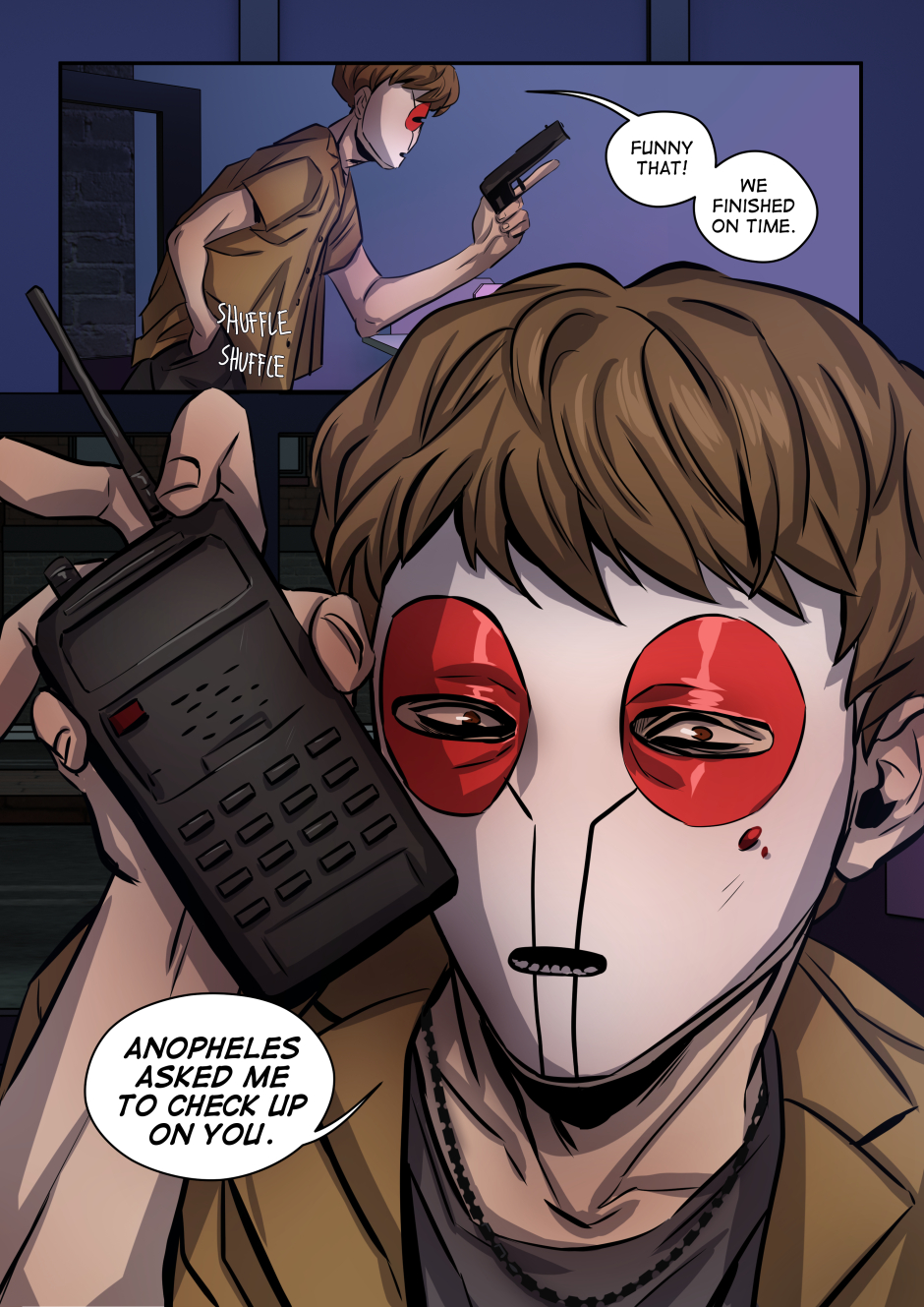 24 tells the group Anopheles called him.