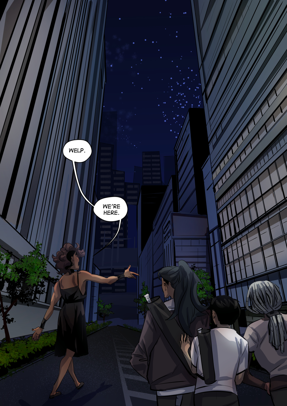 The cultists are now in a city.