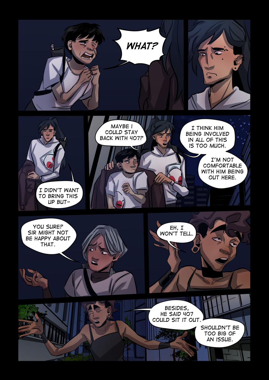 Zixuan freaks out about kidnapping.