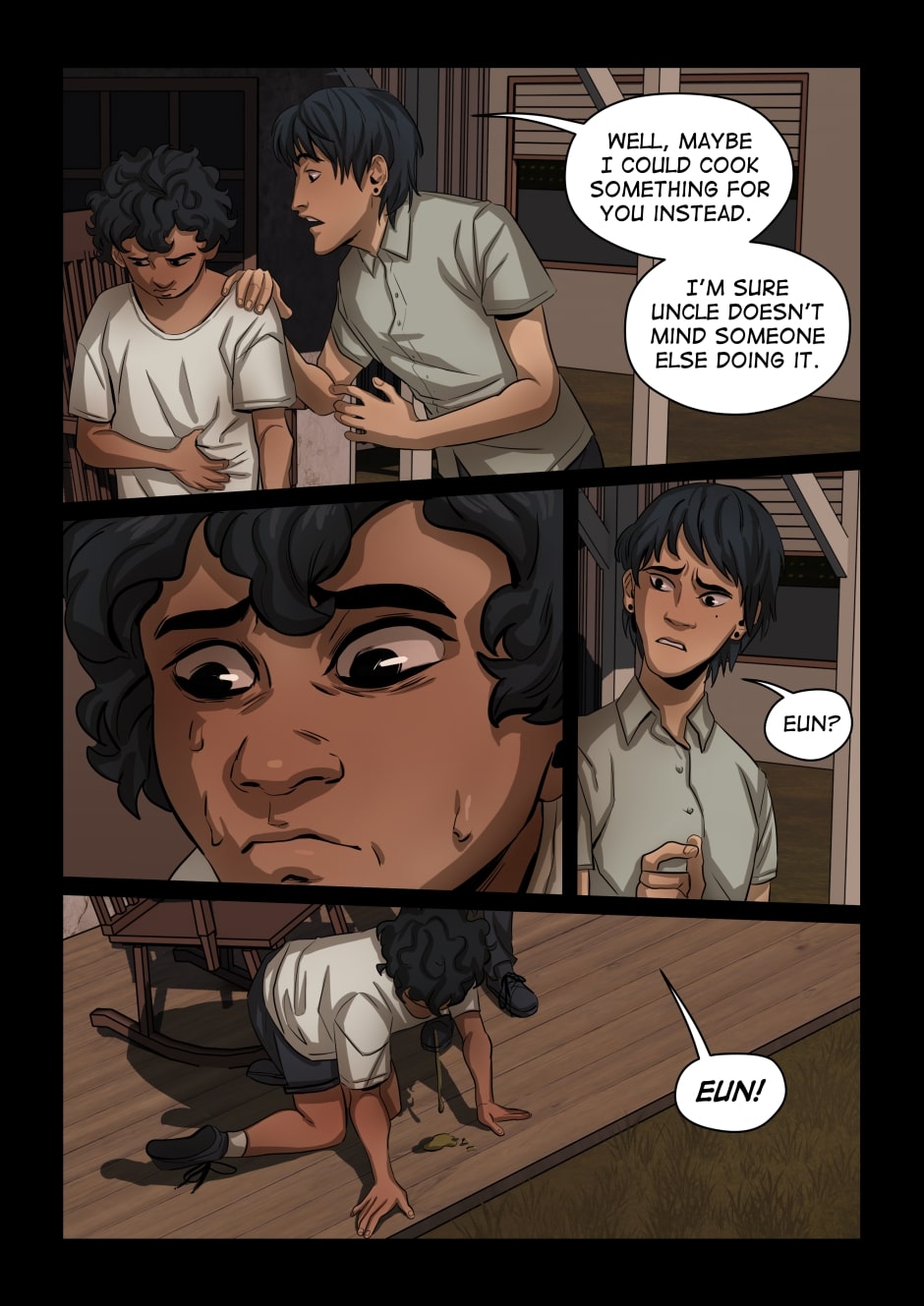Eun and 267 talk.