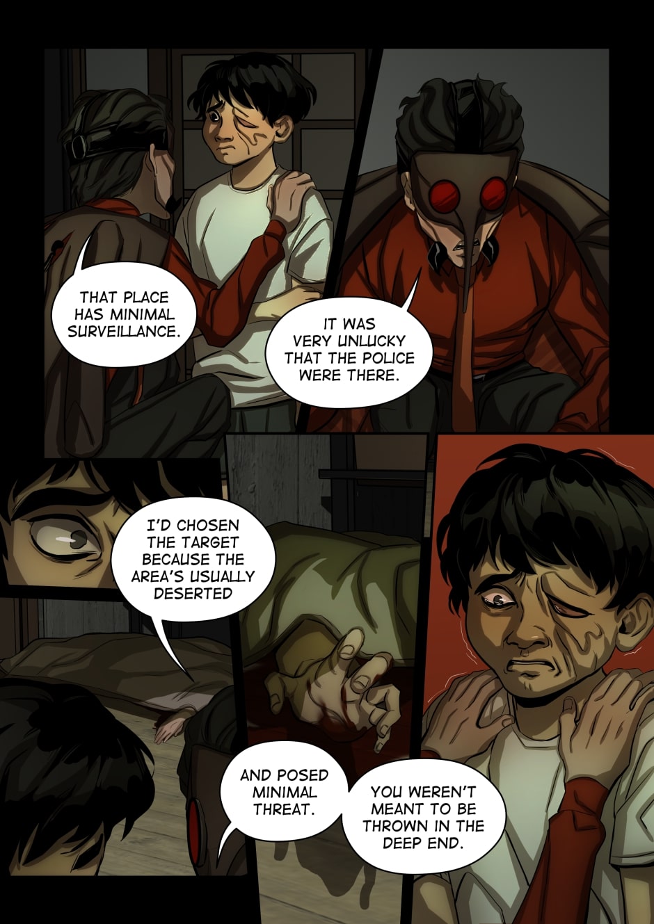 407 is freaked out by a moving hand.