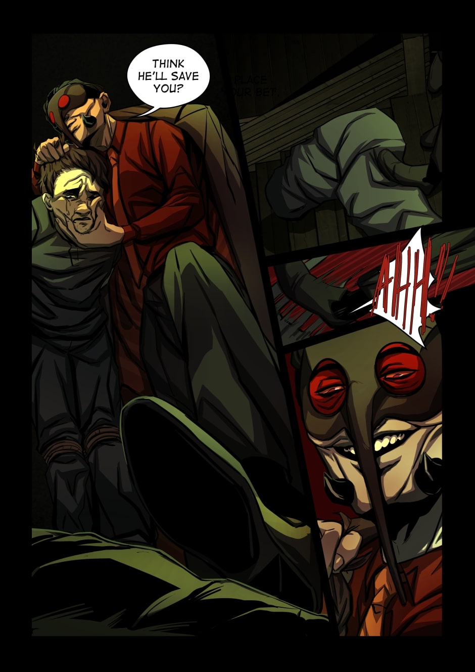 Anopheles makes the employee kneel.