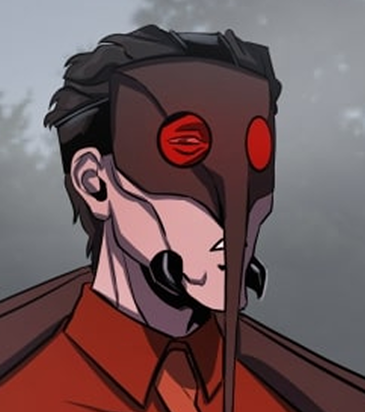 A drawing of cult leader Anopheles